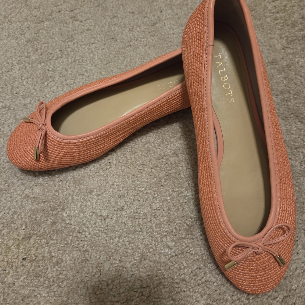Talbots Women's Coral Ballet Flats
